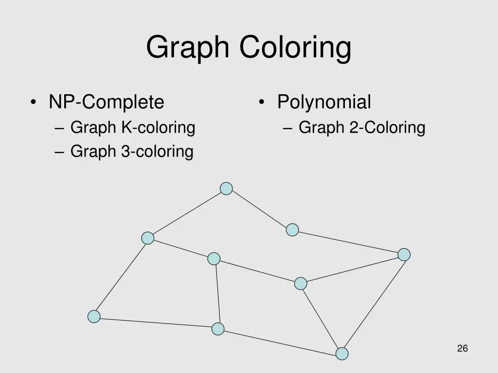 graph coloring