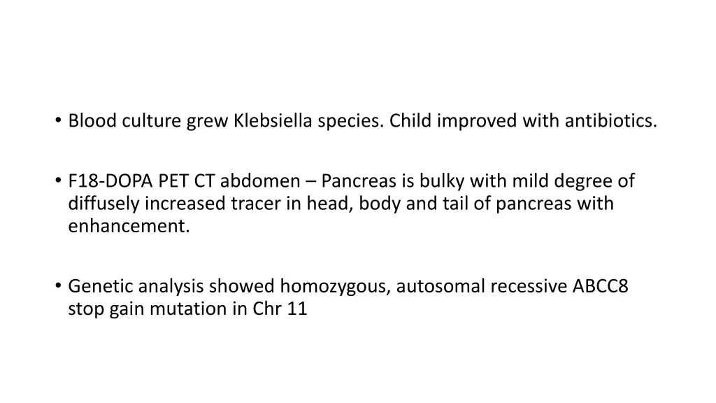 blood culture grew klebsiella species child