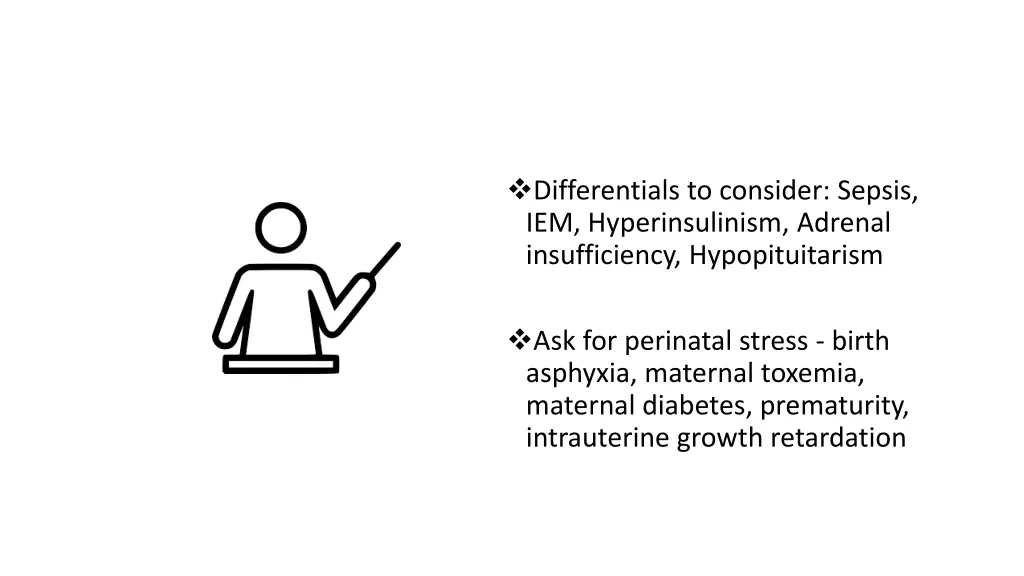 differentials to consider sepsis
