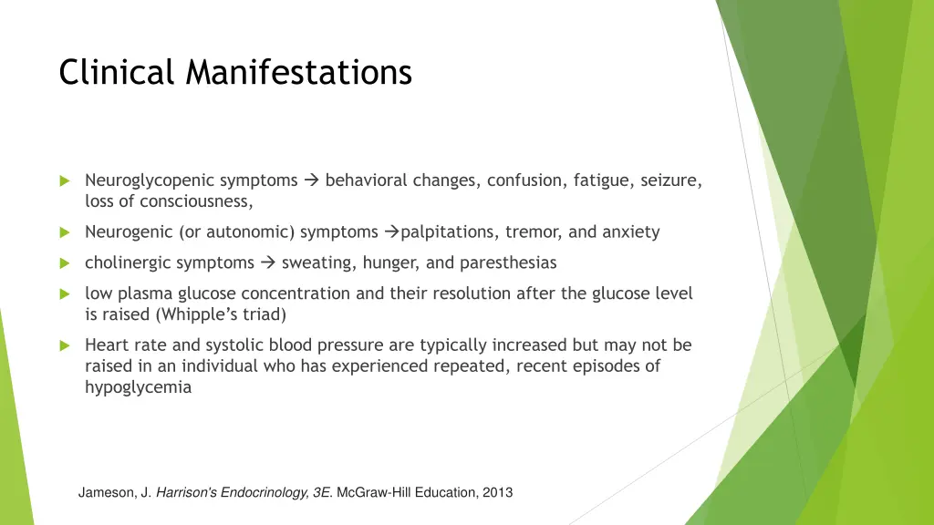 clinical manifestations