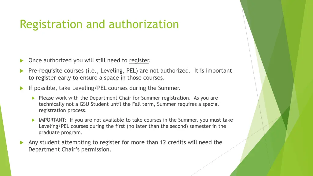 registration and authorization