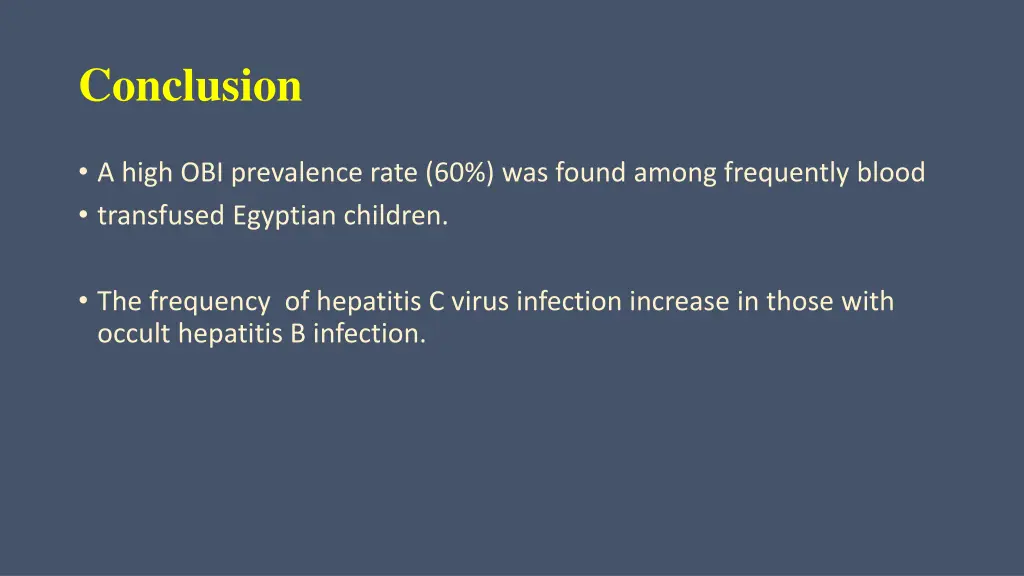 conclusion 1