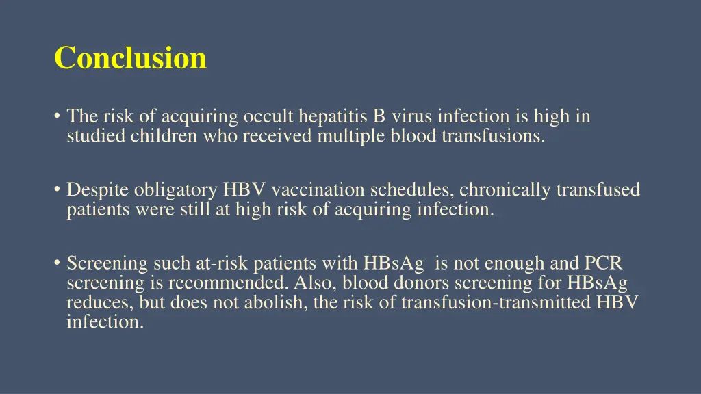 conclusion
