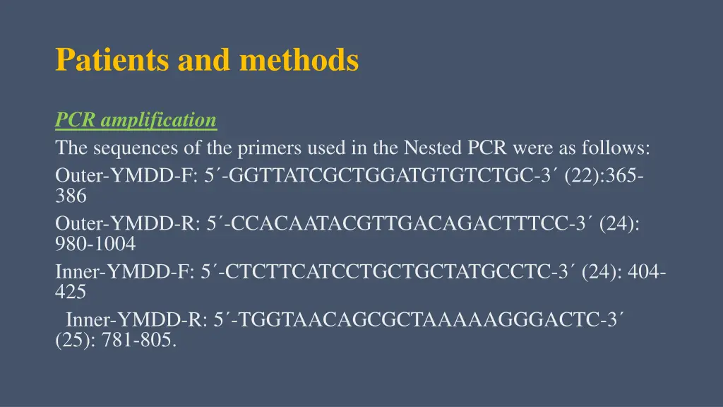 patients and methods 9