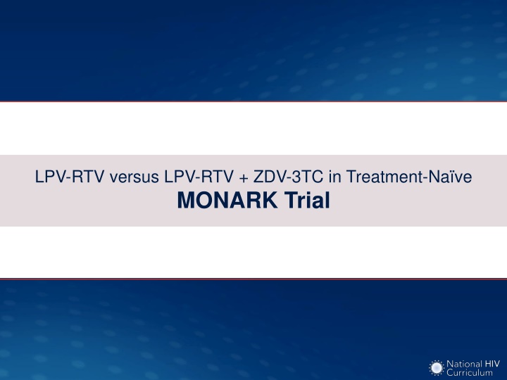lpv rtv versus lpv rtv zdv 3tc in treatment