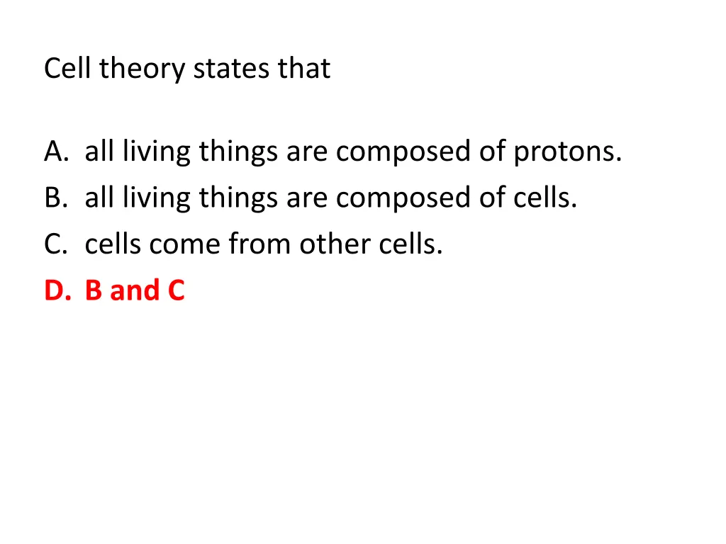 cell theory states that