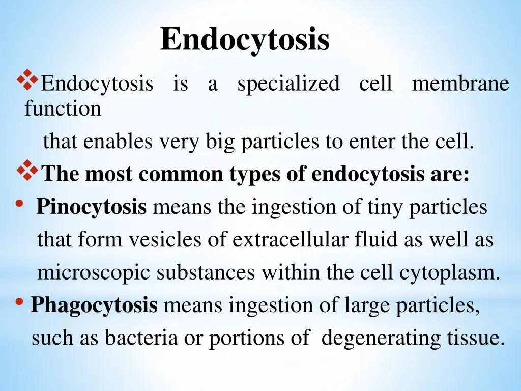 endocytosis