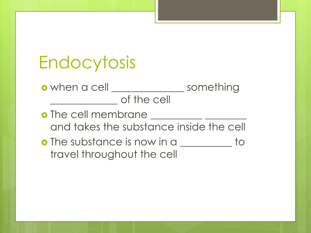 endocytosis