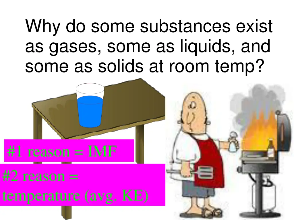 why do some substances exist as gases some 1