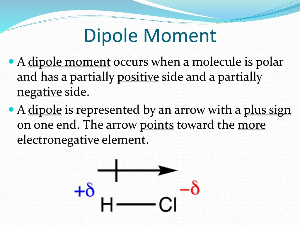 dipole moment
