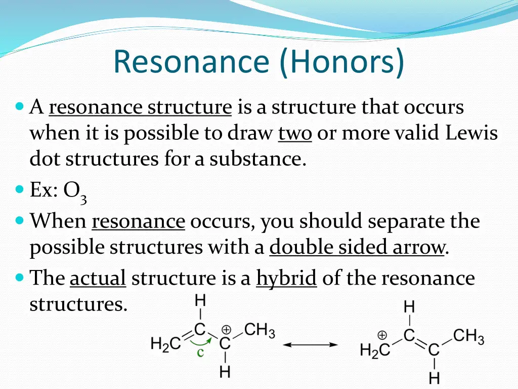 resonance honors