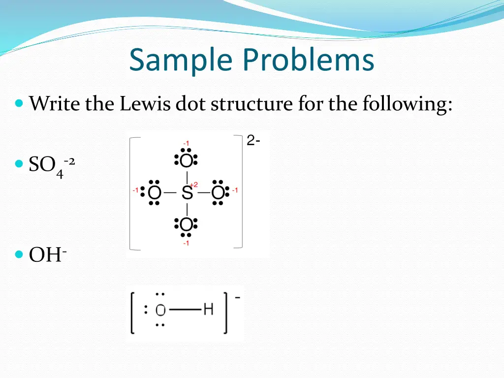 sample problems 1