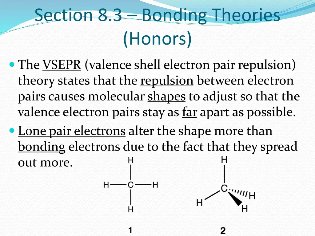 section 8 3 bonding theories honors