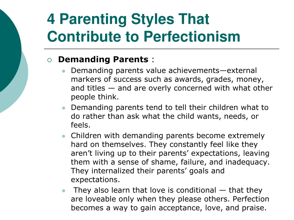 4 parenting styles that contribute