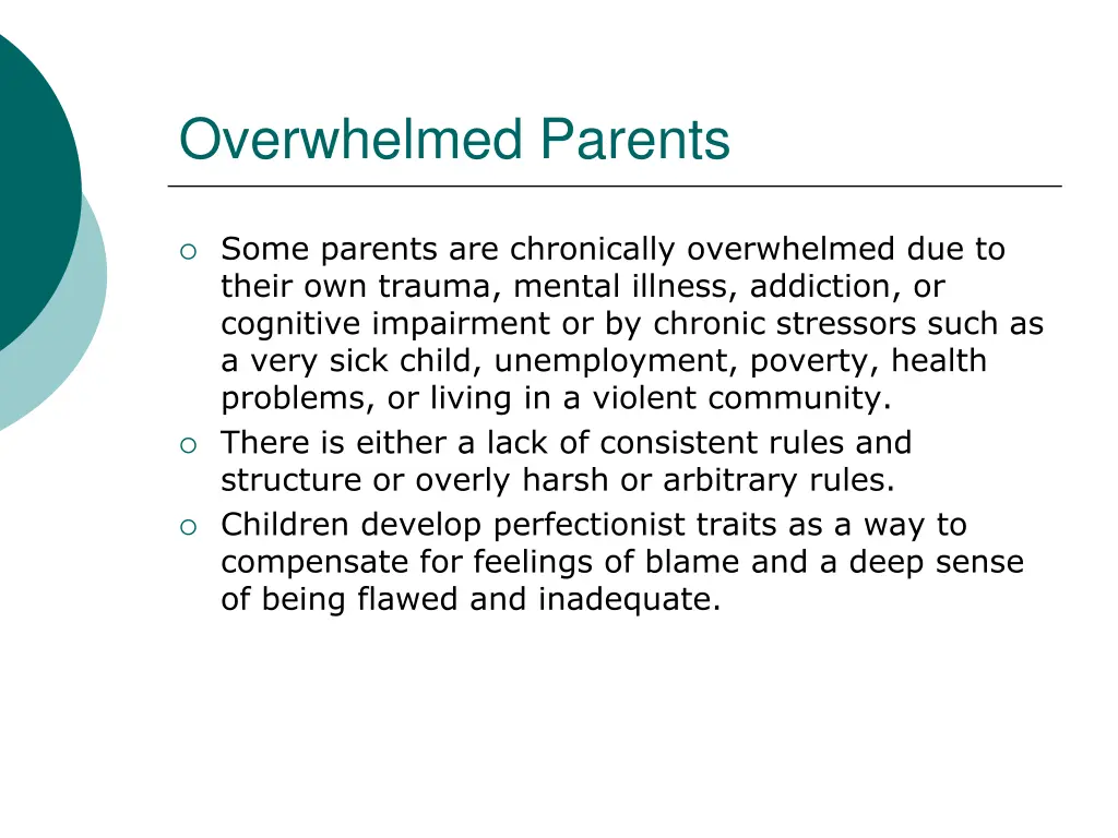 overwhelmed parents