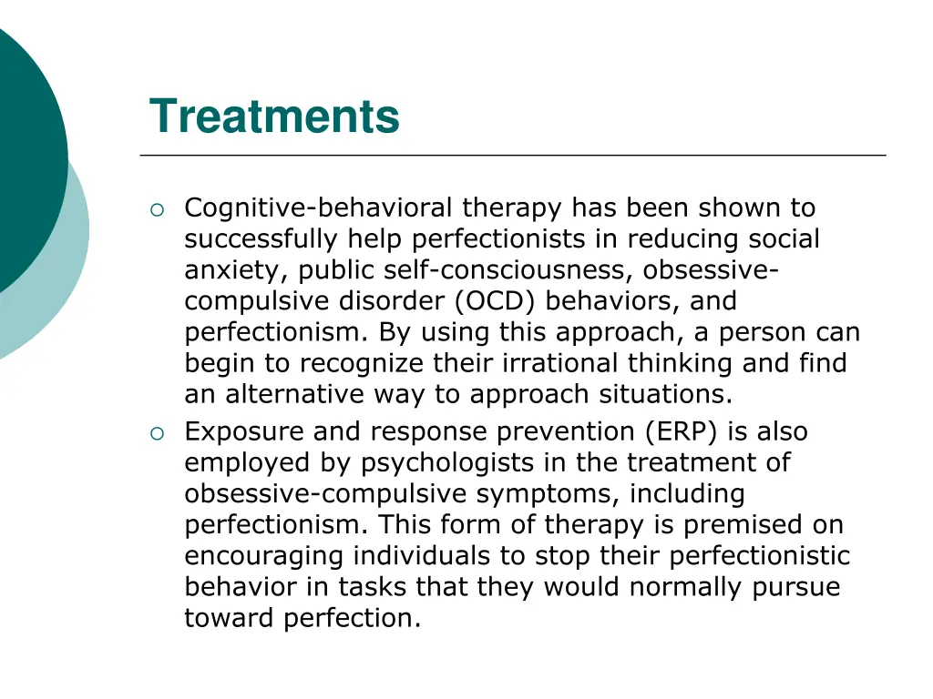 treatments