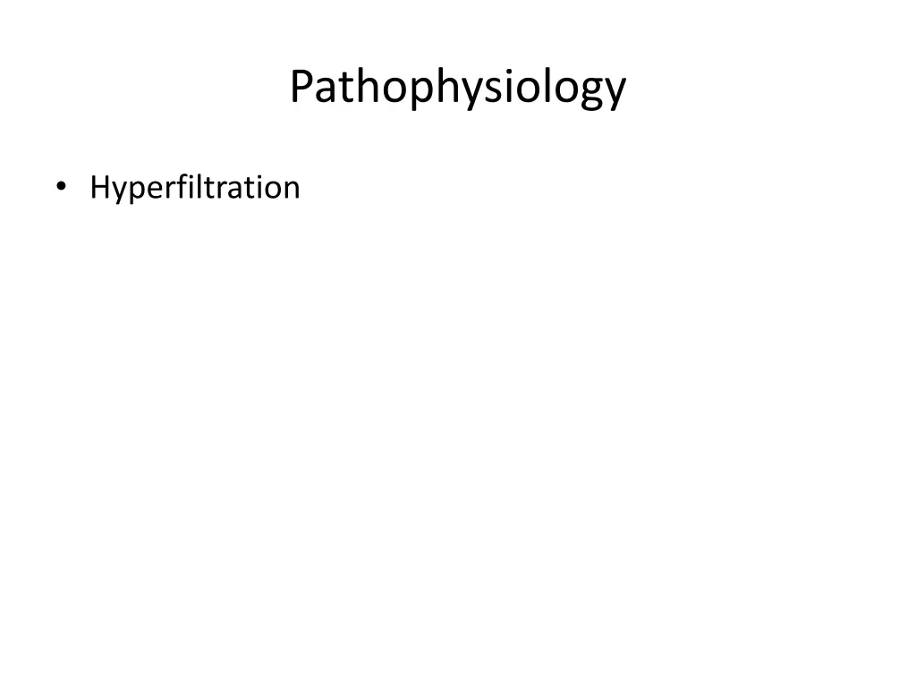 pathophysiology