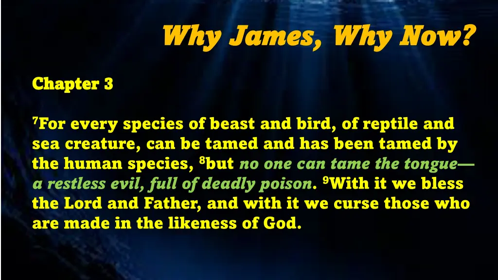 why james why james why now 7