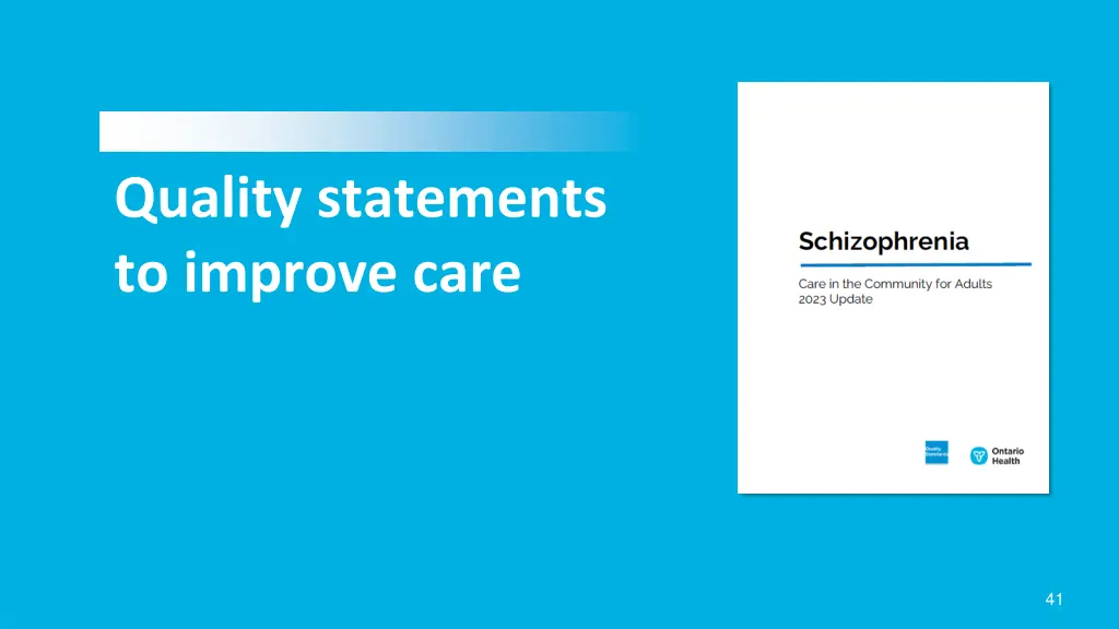 quality statements to improve care 1