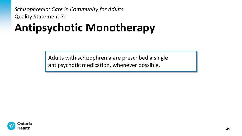 schizophrenia care in community for adults 6