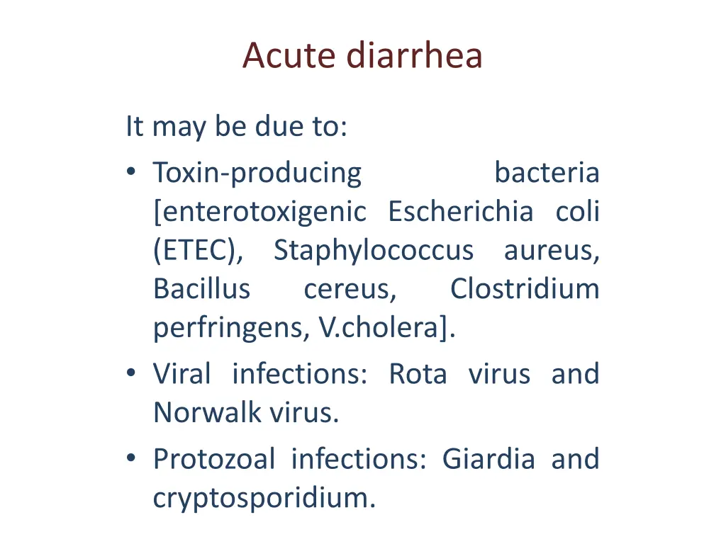 acute diarrhea 1