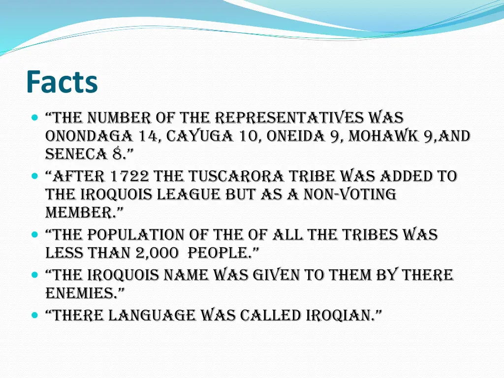 facts the number of the representatives