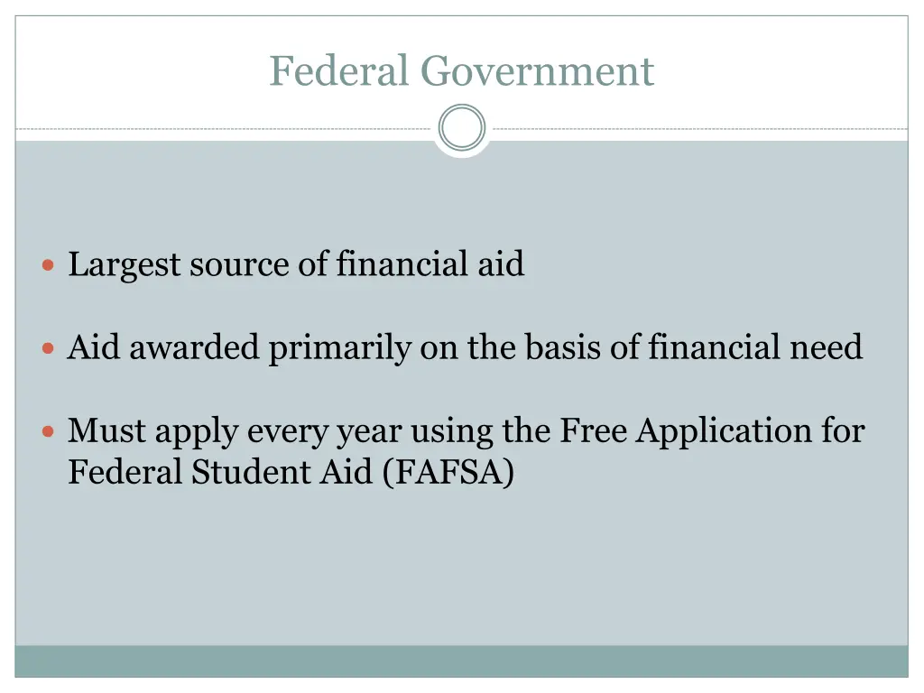 federal government