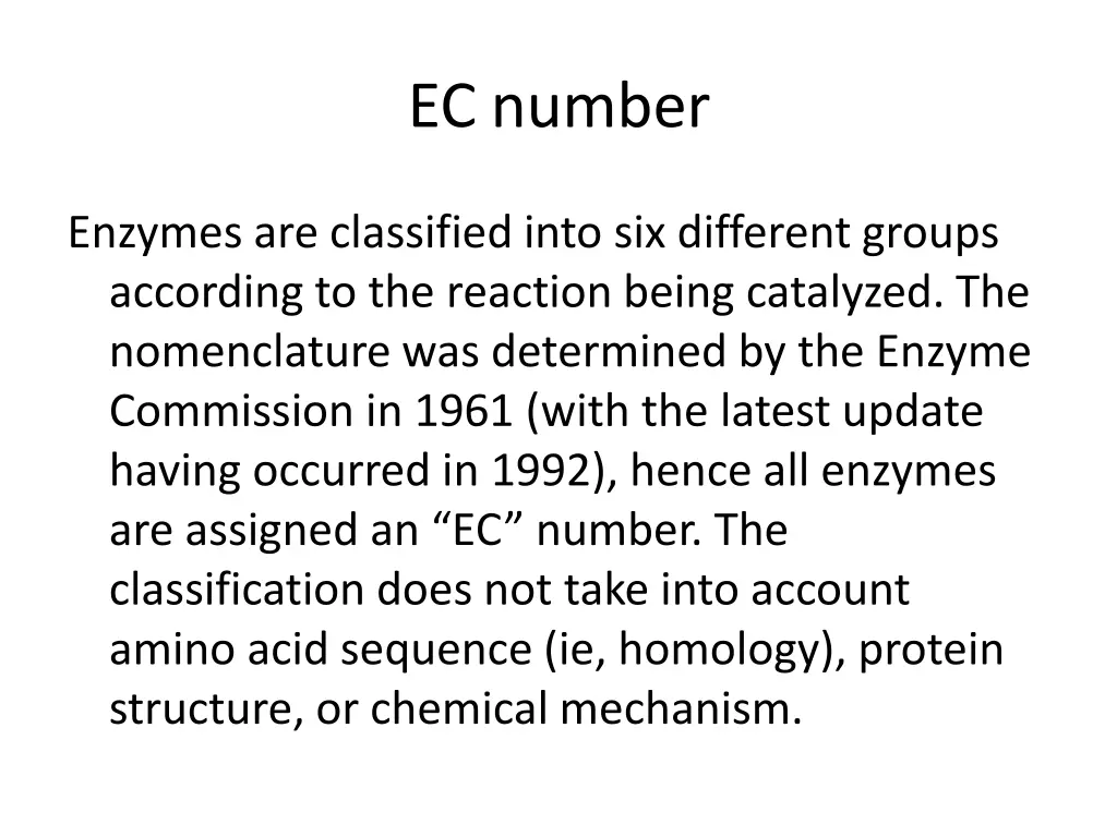ec number