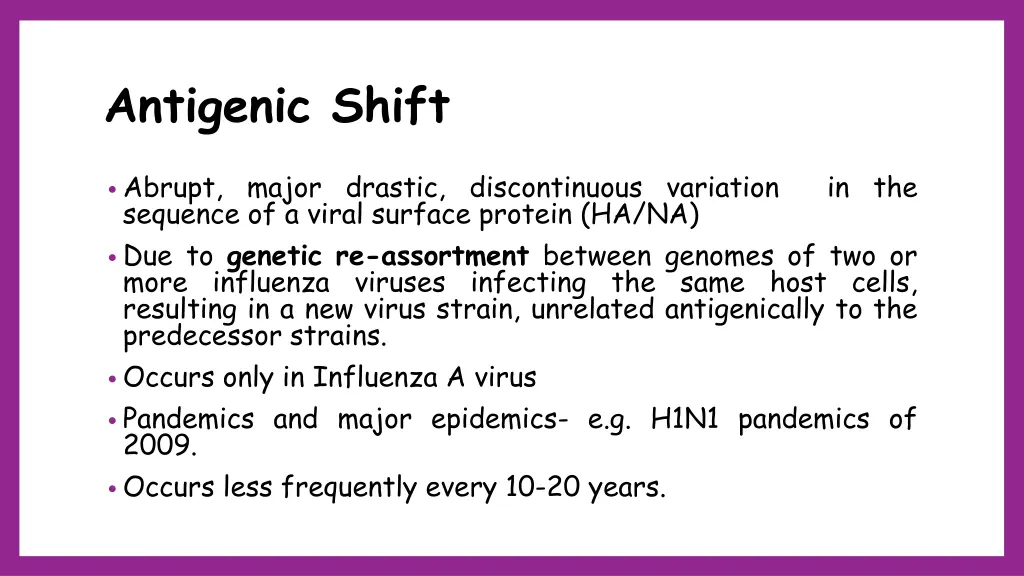 antigenic shift