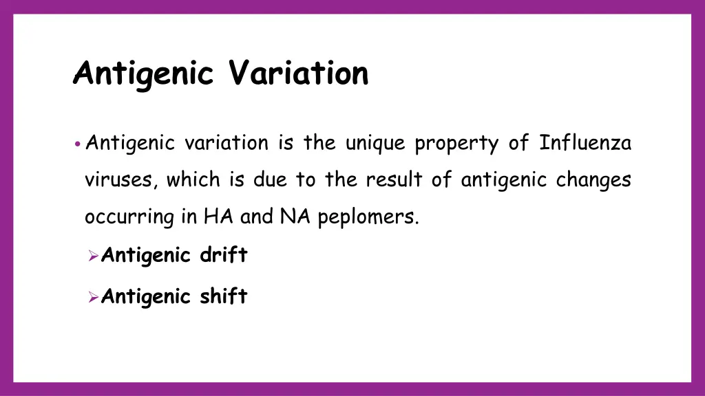 antigenic variation