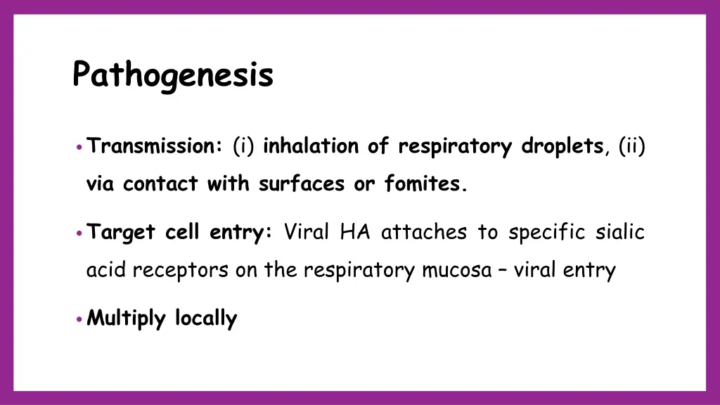 pathogenesis