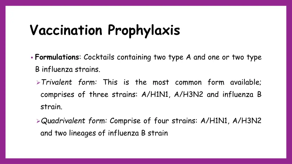 vaccination prophylaxis 1