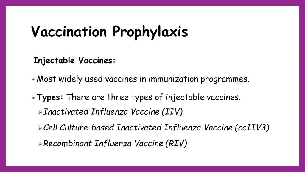 vaccination prophylaxis 3