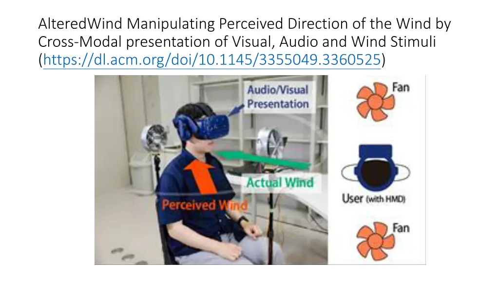 alteredwind manipulating perceived direction