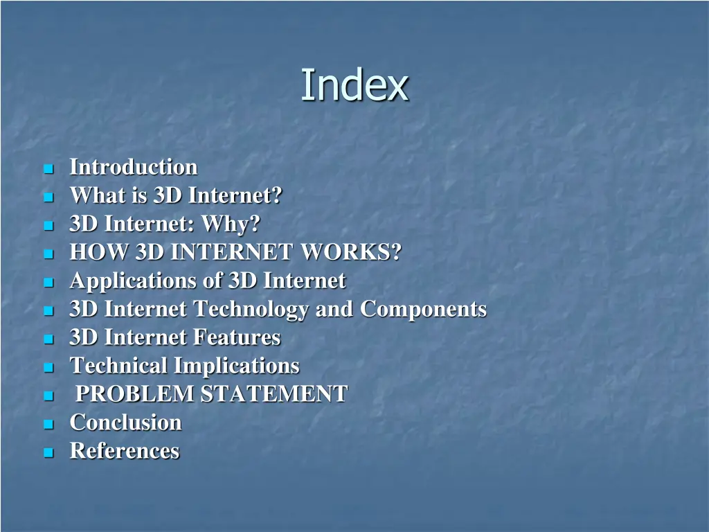 index
