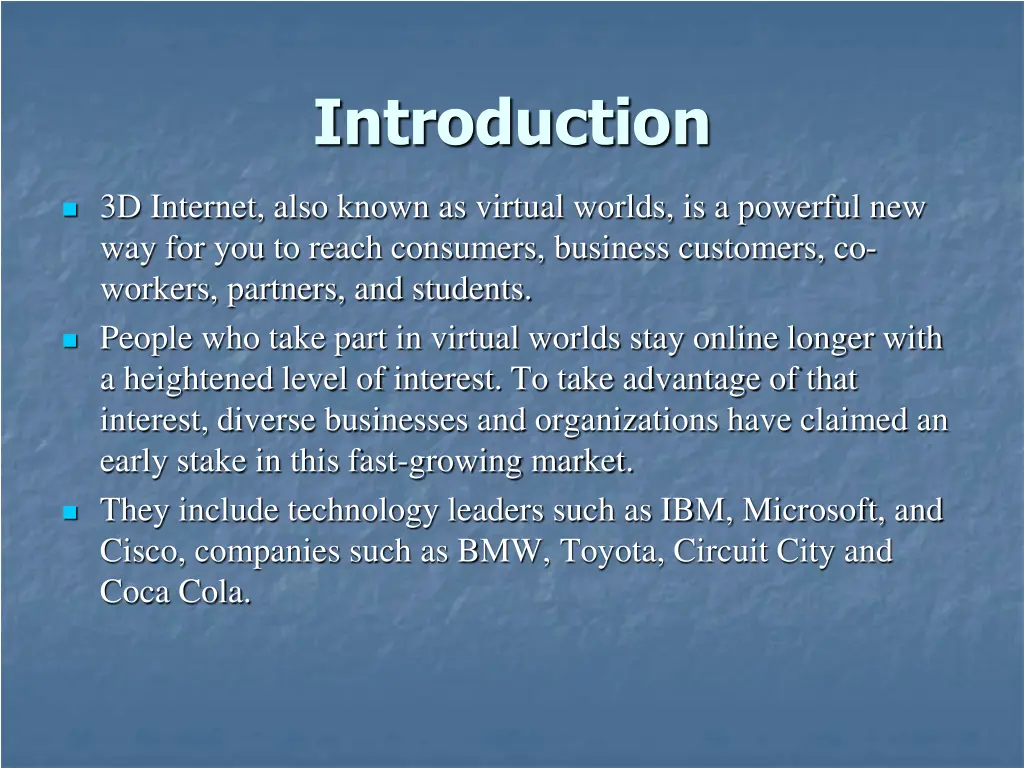 introduction