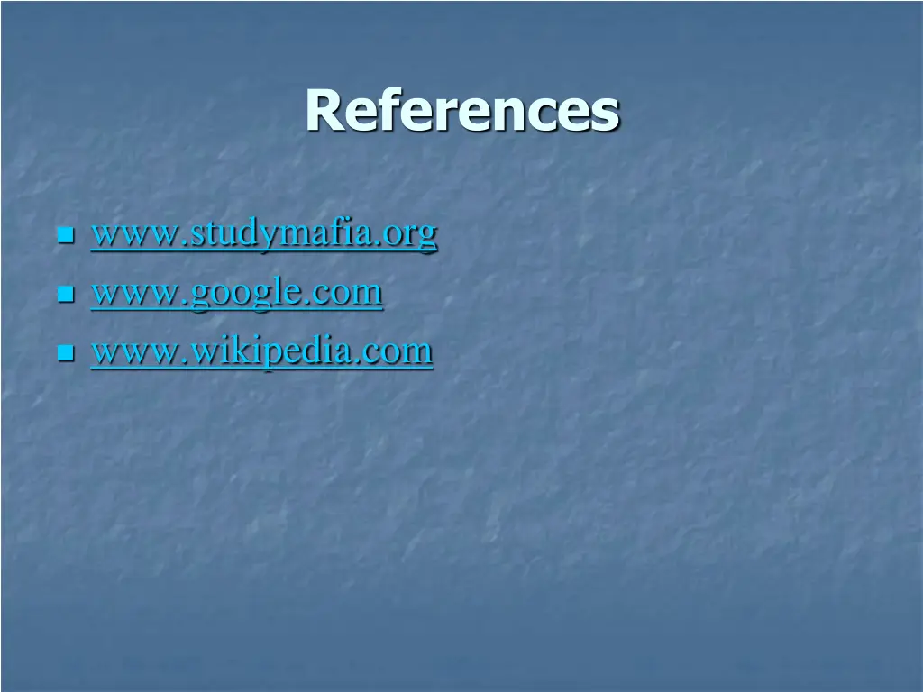 references