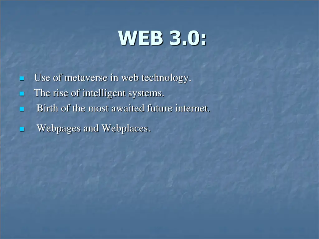 web 3 0