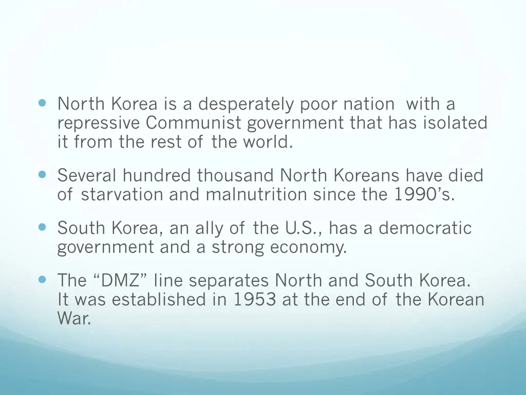 north korea is a desperately poor nation with