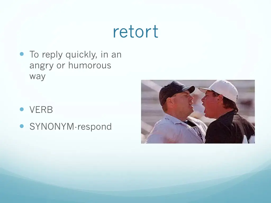 retort