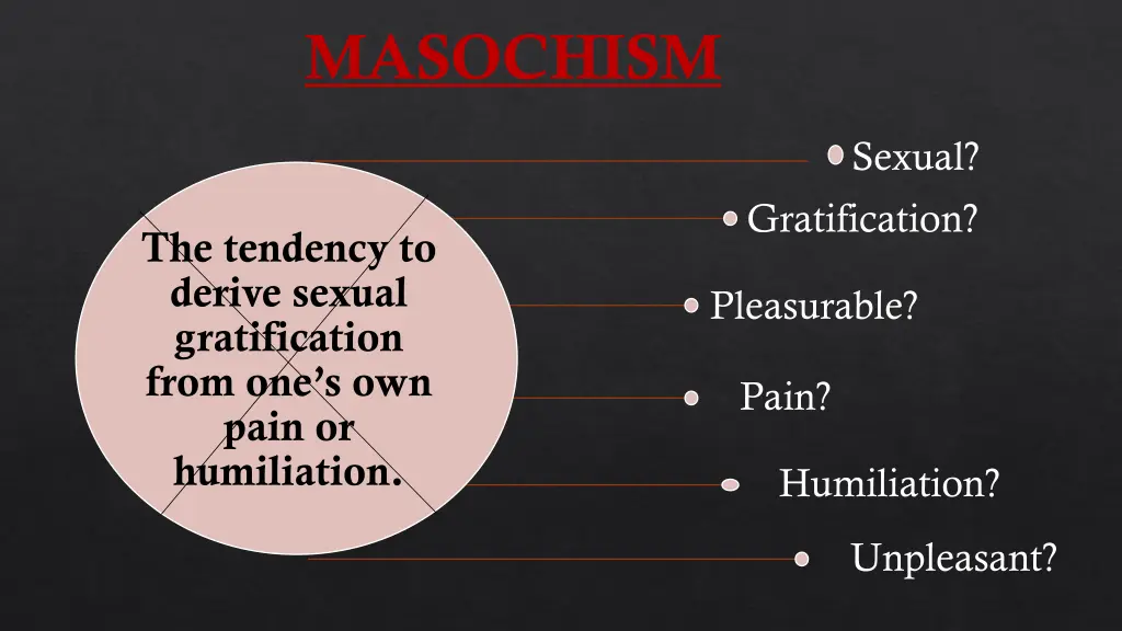 masochism