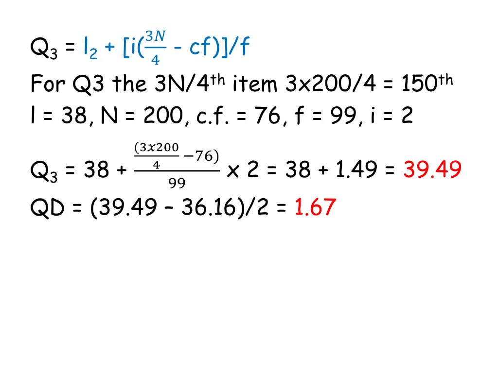 q 3 l 2 i 3 for q3 the 3n 4 th item 3x200