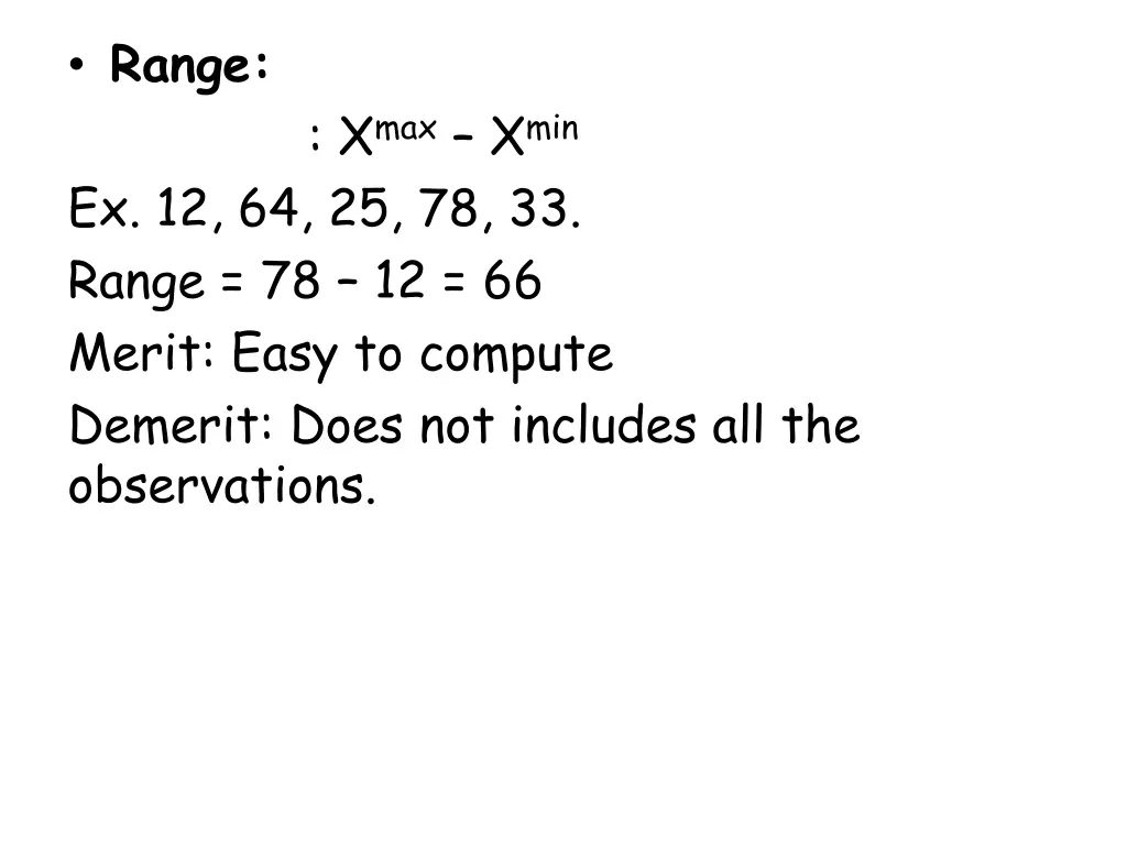 range ex 12 64 25 78 33 range 78 12 66 merit easy