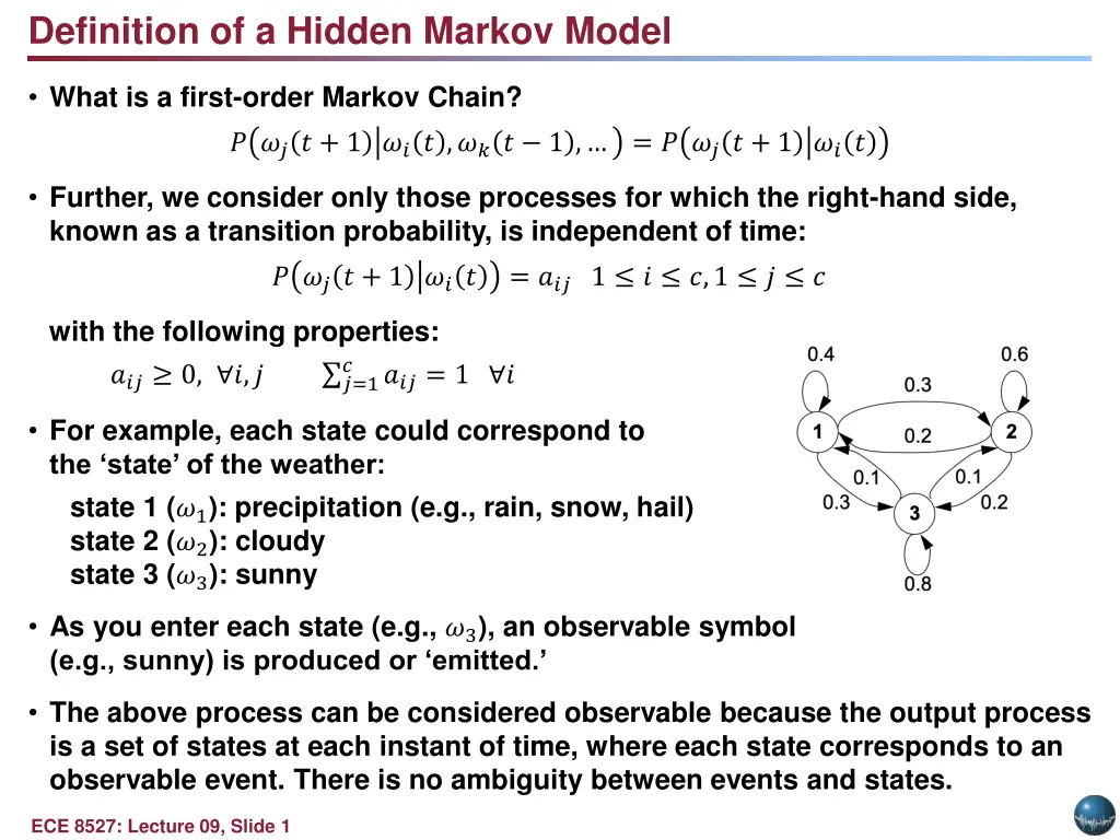 definition of a hidden markov model