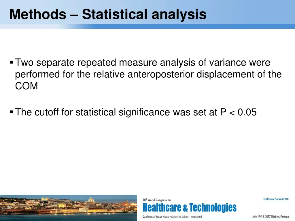 methods statistical analysis