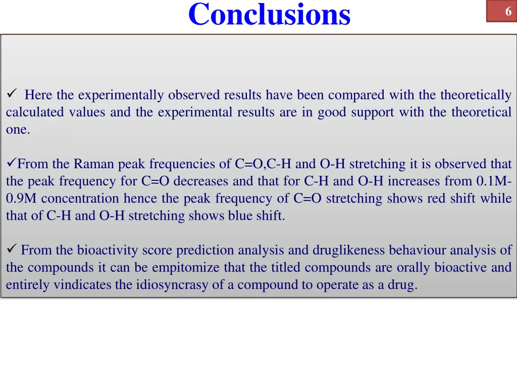 conclusions