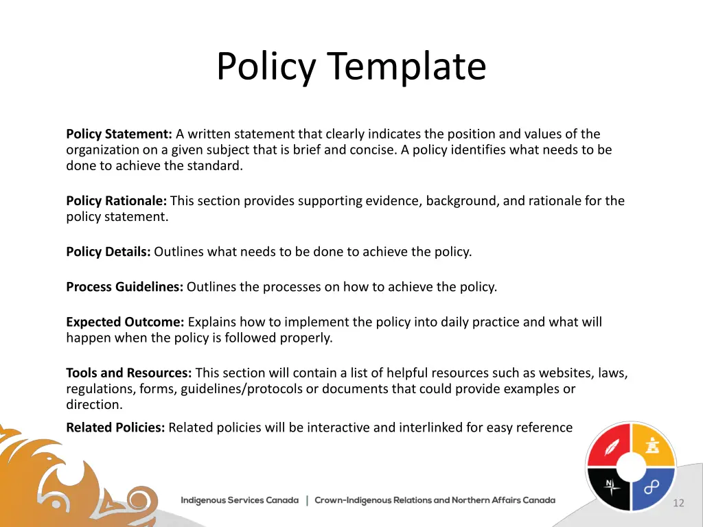 policy template 1