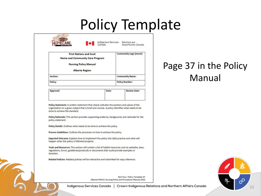 policy template