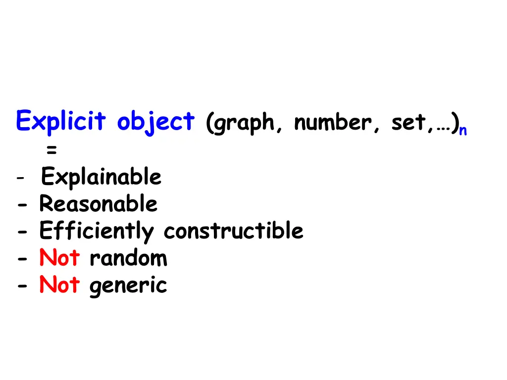 explicit object graph number set n explainable