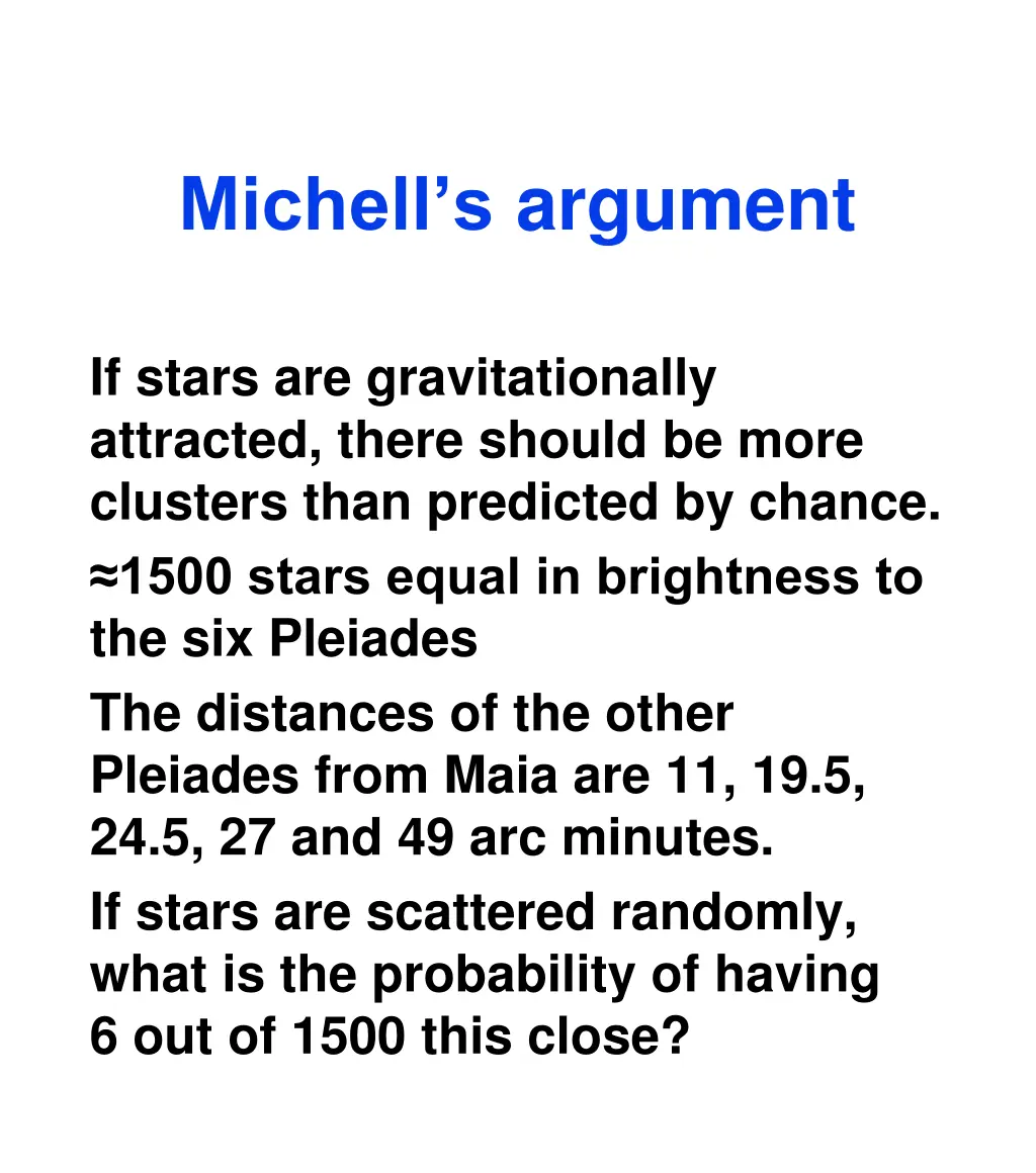 michell s argument